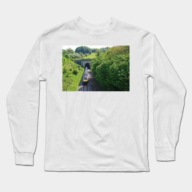 Box Tunnel Long Sleeve T-Shirt by RedHillDigital